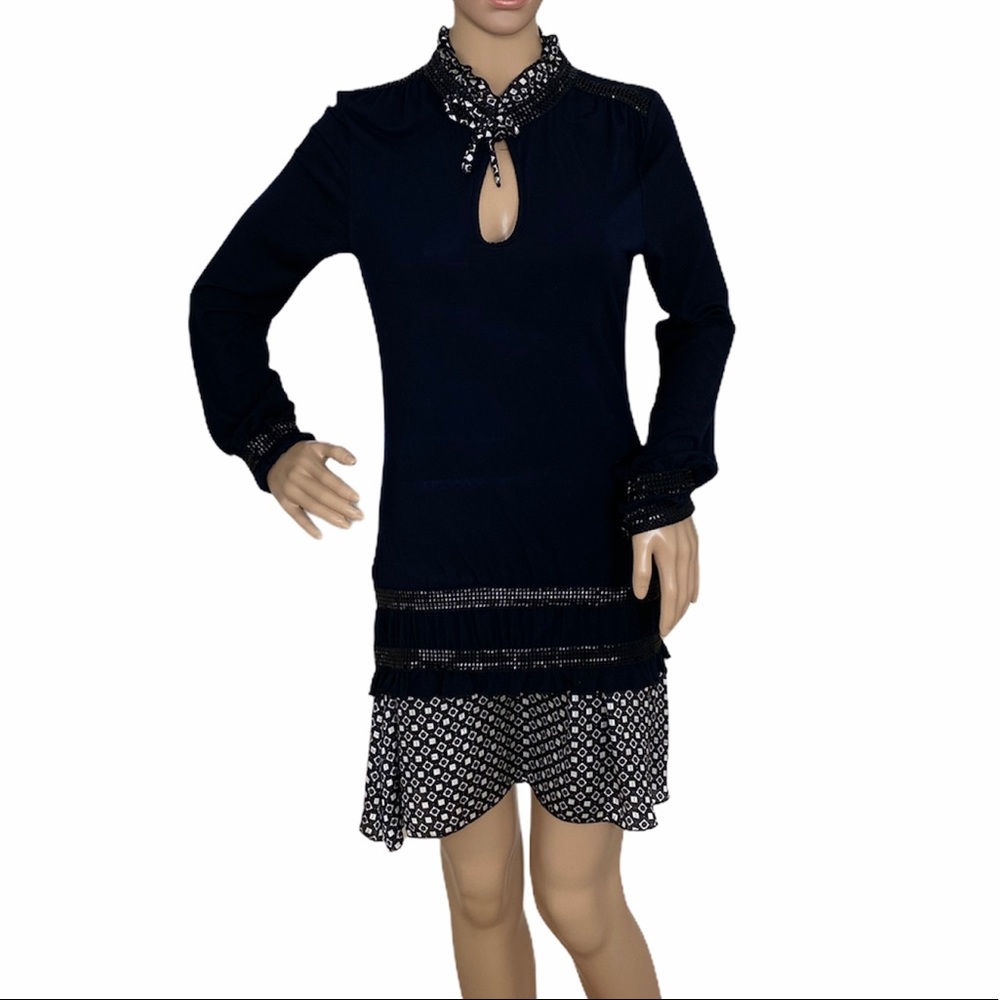 FRACOMINA Italy Women’s Fashion Mini Dress Blue ALSU00549